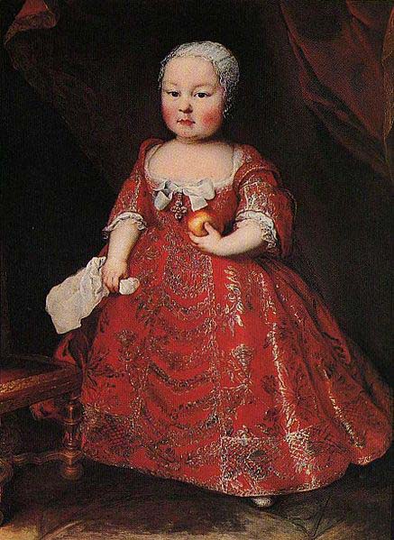 Portrait of Carlo, Duke of Aosta who later died in infancy